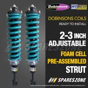 Front 2"-3" Adjustable Foam Cell Lift Kit Dobinsons Coil for Hilux KUN26R GGN25R