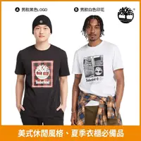 在飛比找momo購物網優惠-【Timberland】男T 男短T 短袖T恤/印花上衣(多