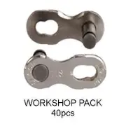 KMC 11 Speed Connecting Link - Silver (40pcs) for Workshop