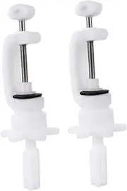DECORNIJIA 2Pcs Adjustable Mannequin Head Stand for Cosmetology Training Durable Wig Holder for Styling for Home Salon Use Easy Assembly Storage