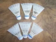 6 Badminton Champion Special Nylon Shuttlecocks