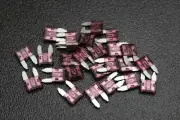 25 PACK ATM 40 AMP FUSES MINI FUSE BLADE STYLE CAR BOAT AUTOMOTIVE AUTO ATM40