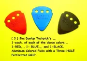 Dunlop Teck Pick, pack of 3 TECK PICK, Metal Guitar Pick, Guitar Picks, PICKS