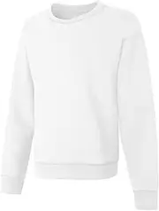 [Hanes] Girls EcoSmart Crewneck Sweatshirt, Soft Midweight Fleece Pullover for Girls