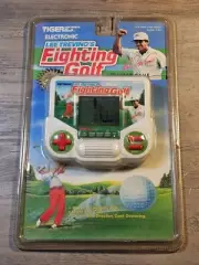 1990 Tiger Electronics Lee Trevino's Fighting Golf LCD Game Sealed Broken Bubble