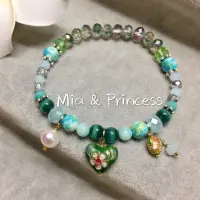 在飛比找蝦皮購物優惠-[限量]Mia & Princess 天河石景泰藍手環