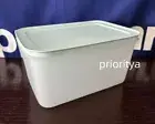 Tupperware Freezer Mates Plus Medium Deep Snowflake Container 2.5L Ice Cube Blue