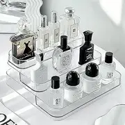 Dreamhousey Acrylic Perfume display rack, high-grade skin care lotion sample cosmetics organizer, entrance door desktop high appearance level transparent storage box