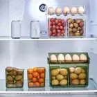10 Grids Egg Holder Large Capacity Fridge Egg Storage Box for Home