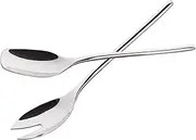 [IMEEA] Salad Server 25cm Salad Spoon and Fork Set Salad Serving Utensils 18/10 Stainless Steel Salad Serving Spoons