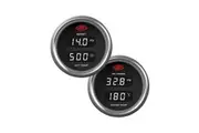 SAAS DUAL DIGITAL 52mm GAUGES BOOST 30PSI EXHAUST 900c OIL PRESS WATER TEMP