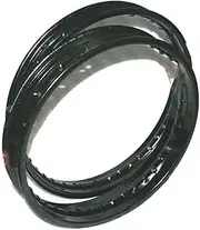 AEspares Wheel Rim Pair Black Powder Coated Heavy Duty 18'' Fits For Royal Enfield