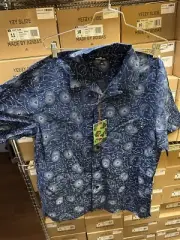 sashiko Bape Short Sleeve Navy