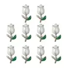 10pcs Nail Tulip Ornament Non-fading Decorative Tulip Nail Art Decoration