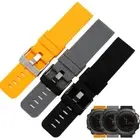For Suunto Traverse Alpha Bracelet Strap Silicone Rubber Sports Watch Band 24mm