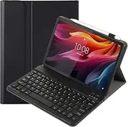 SCIMIN Keyboard Cover Folio Case with Detachable Bluetooth Keyboard for Lenovo Tab Plus 2024 (11.5-inch) TB351FU