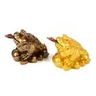 Gifts Wealth Desktop Decoration Toad Statue Chinese Golden Frog Feng Shui Toad