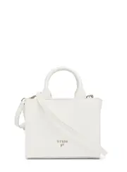 GUESS White Mini Tote Bag