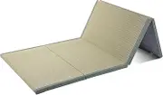 Japanese Traditional Tatami Mattress,Futon Floor Mattress,Foldable Futon Bed,Sleeping Mat,Multi Scene,Yoga,Camping(90x200x3.5cm)