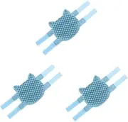 DRESSOOS 3pcs Cat Scratching Brush Pet Grooming Brush Cat Bath Brush Cat Grooming Wall Brush Cat Self Scratcher Cat Massage Self Pet Brush for Cats Cat Massage Comb Cat Comb Navy