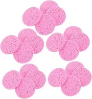 VICASKY 20pcs Cleansing Cotton Reusable Pad Face Makeup Remover Facial Wipes for Women Make up Remover Wipes Facial Wipes Cleansing Wood Pulp Cotton Pink