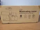 Zukoo Masticating Juicer Machine,Vertical Cold Press Juice Maker/Juicer