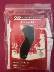 McDavid - Hex Protective Padded Knee Leg Sleeves 6446 White - Large NEW