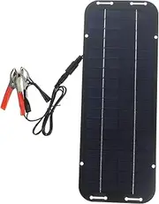 Flexible Solar Panel Charger with Type Interface Portable Solar Battery for Quick Charging Devices for Camping Outdoor Activities and Home Use