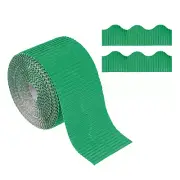 3.9inch x 49.2ft Bulletin Board Border Scalloped Trim Classroom Decor Dark Green