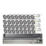 HIKVISION 32CH SECURITY CAMERA SYSTEM BULLET COLORVU 2MP W/HDD