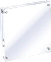 Photo Frame Acrylic | Magnetic Bedside Picture Frame In Acrylic - Double-Sided Photos Frame Family Table Decorations For Souvenirs, Documents Desktop Photo Frame - Desktop Photo Picture Frame