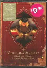 CHRISTINA AGUILERA BACK TO BASICS LIVE AND DOWN UNDER New DVD torn plastic wrap