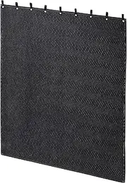 MABOZOO Studio Sound Blanket, Large Soundproof Blanket with Grommets, Heavy Duty Sound Dampening Noise Reducing Divider for Workshop, Basement, Laundry, Acoustic (Black, 80x72'')