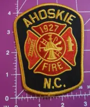 AHOSKIE N. Carolina Fire department patch