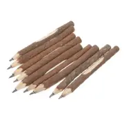 15 PCS Rustic Wood Pencils Wood Tree Pencil Christmas Party Favor