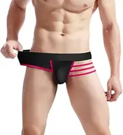 [Generic] Men's Sexy Lingerie Thongs G-Strings Underwear Half Thong, Clothes for Men for Him