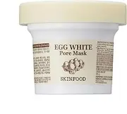 Skinfood Egg White Pore Mask, 4.41 Ounce / 125g | Kbeauty | Korean skincare | Skin mask | Treatment mask | Dry skin | Hydrating | Eggwhites | Smooth skin | Authentic products | Made in Korea