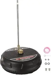 15 Inch Pressure Washer Surface Cleaner, Built in Rotation Mechanism Pressure Washer Surface Cleaner Quick Connector for Large Flat Surfaces
