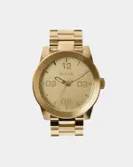 [NIXON] Nixon Corporal Stainless Steel Watch Gold - Size ONE ONE Gold