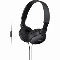 在飛比找PChome24h購物優惠-SONY手機通話耳罩式耳麥MDR-ZX110AP送超值小耳機
