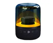 S25 Bedroom Wireless Glass Colorful Lighting Bluetooth Speaker Mini Outdoor Subwoofer Music Player for Home Use Acoustics