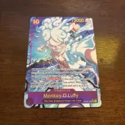 Monkey D. Luffy (Alt Art) OP05-119 SEC ONE PIECE Card The Best PRB-01 English