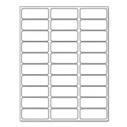 DayMark Day Mark 111064 Dissolve Mark 1 in x 2 5/8 in White Label