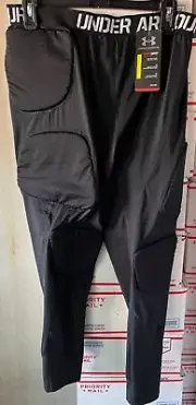 Under Armour Compression Padded Shield Leggings Blck 1265065 001 XL NWT $79.99