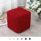 Stretch Ottoman Slipcover Polyester Covers Machine Washable