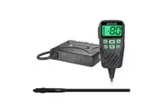 Oricom UHF360R 5 Watt UHF CB Radio with Controller Speaker Mic with Instant Replay AND ANU856 3dBi UHF CB Antenna with Non-Detachable Fibreglass Pole (UHF360RAS)