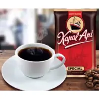 在飛比找蝦皮購物優惠-印尼🇮🇩Kapal Api Kopi  帆船黑咖啡 純咖啡粉