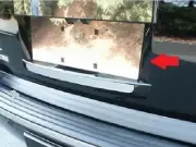 Cadillac ESCALADE 2007 2008 09 2010 2011 12 2013 2014 CHROME LICENSE PANEL TRIM