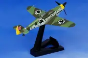 Easy Model 1/72 Bf 109G Airplane Black 4 Croatian Air Force