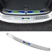 Silver Steel Rear Bumper Protector Sill Plate Trim Fit For BMW X3 G01 2018-2021 (for: BMW)